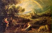 Peter Paul Rubens Landscape with a Rainbow Norge oil painting reproduction